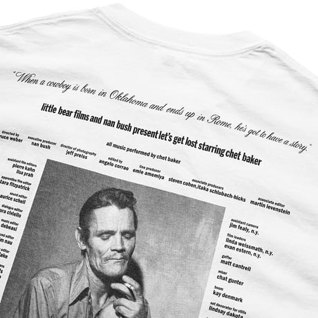 [Let's get Lost × weber] T shirt (Monochrome)