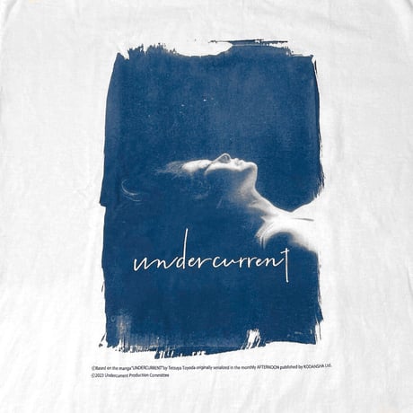 [アンダーカレント × weber] T shirt (white)