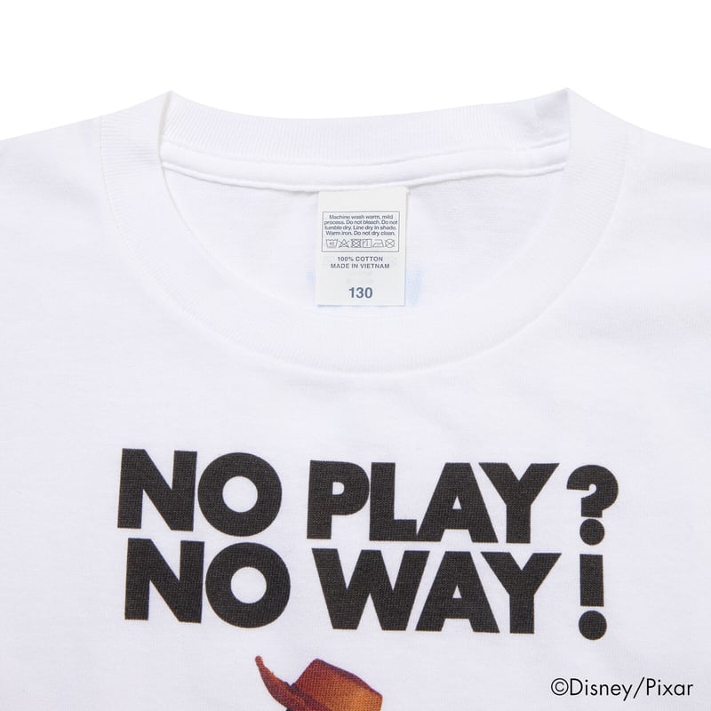 120cm ☆ Weber x Toy Story / Tee ☆ キッズ weber / TOY STORY 30th] Packaged T-shirt (for