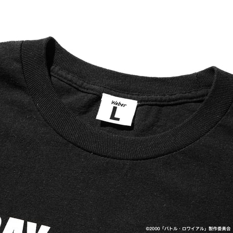 [Battle Royale × weber] long sleeve T shirt (message)