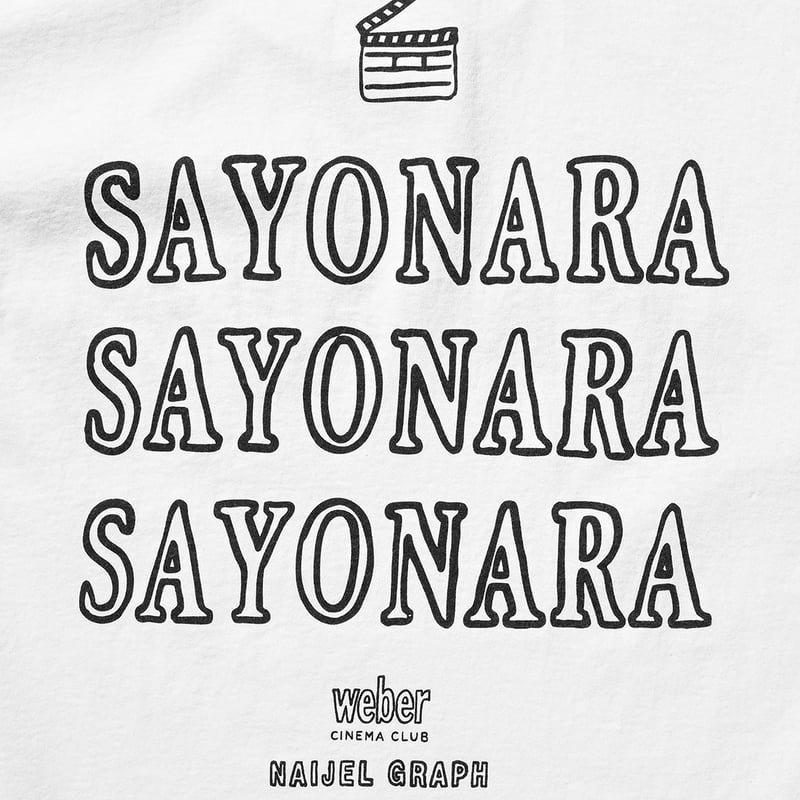 NAIJEL GRAPH × weber CINEMA CLUB 2nd film T shi
