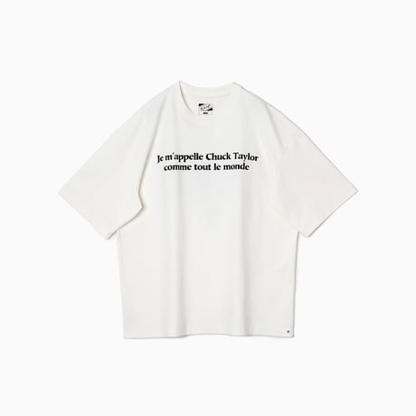 [CONVERSE CHUCK TAYLOR CLOTHING × weber] Printed T-shirt