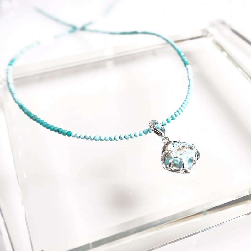 silver トルコ石原石 ペンダントトップ☆ | 鋳金工房