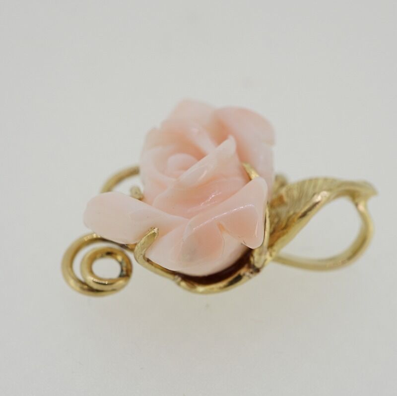 珊瑚ネックレス＆珊瑚　薔薇ペンダントトップ 楽天市場】日本 高知産赤珊瑚 薔薇の花 ペンダントトップ K18