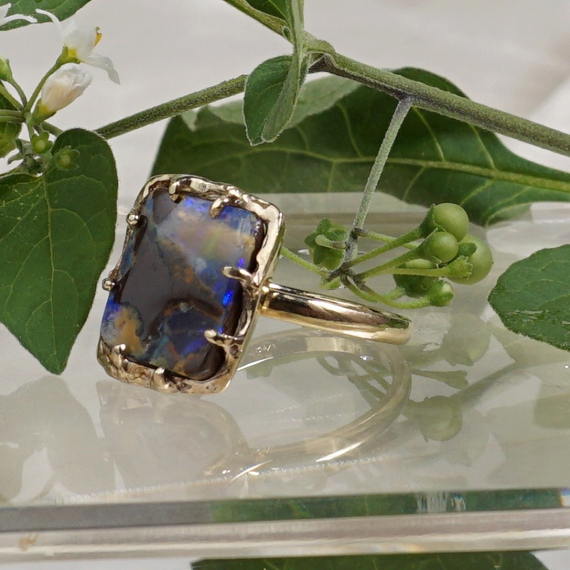 極上　ボルダーオパール　K48 ボルダーオパール オーストラリア産 8.83ct【240221-2100