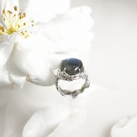 silver ラブラドライト  指輪⭐️