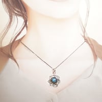 silver  ラブラドライト　ペンダントトップ