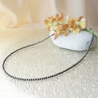 silver ヘマタイト　ネックレス