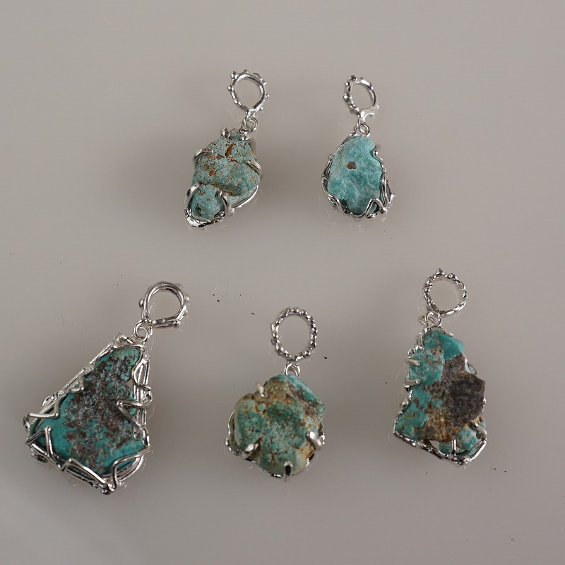 silver トルコ石原石 ペンダントトップ☆ | 鋳金工房