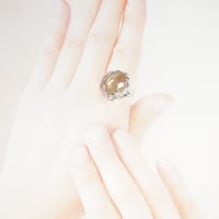 silver ルチルクオーツ 指輪⭐️