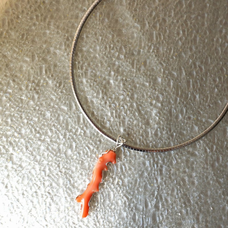 珊瑚　枝？ silver 枝珊瑚のペンダントトップ | 鋳金工房