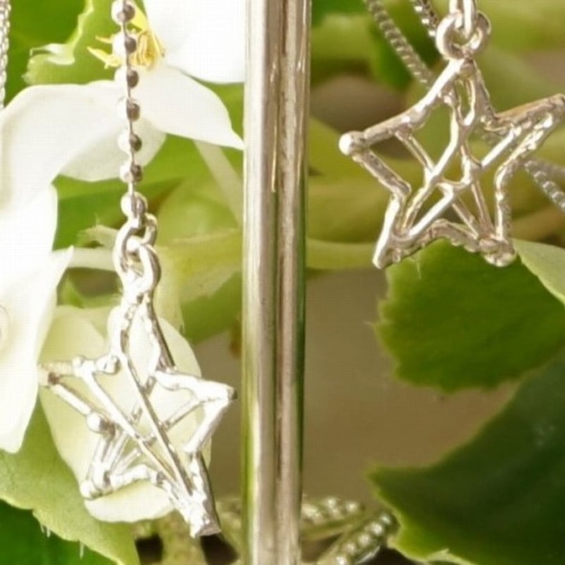 silver 星の形のペンダントトップ | 鋳金工房