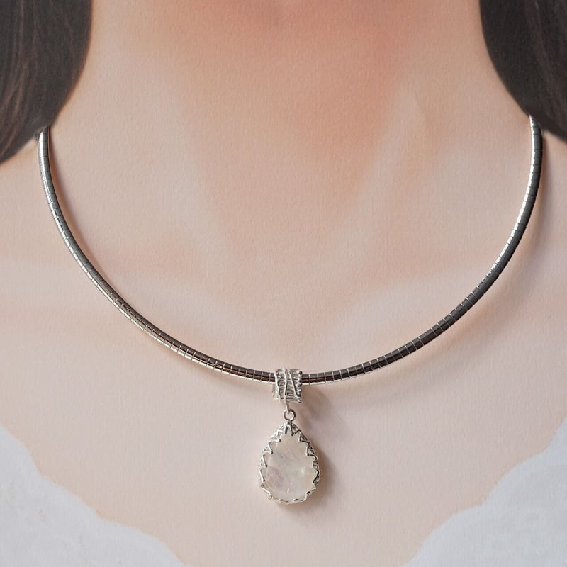 silver ホワイトラブラドライト ペンダントトップ | 鋳金工房 silver ホワイトラブラドライト ペンダントトップ | 鋳金工房