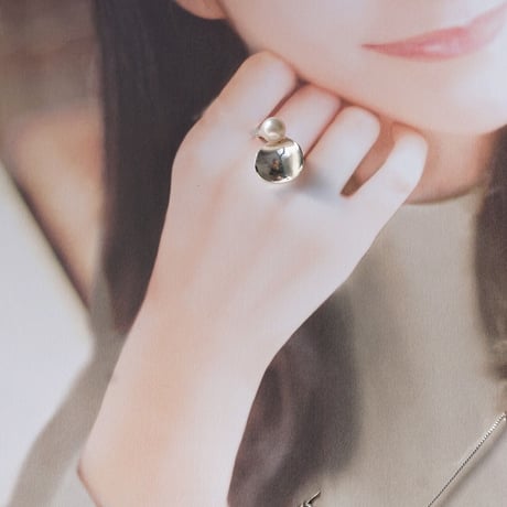 silver あこや真珠 指輪
