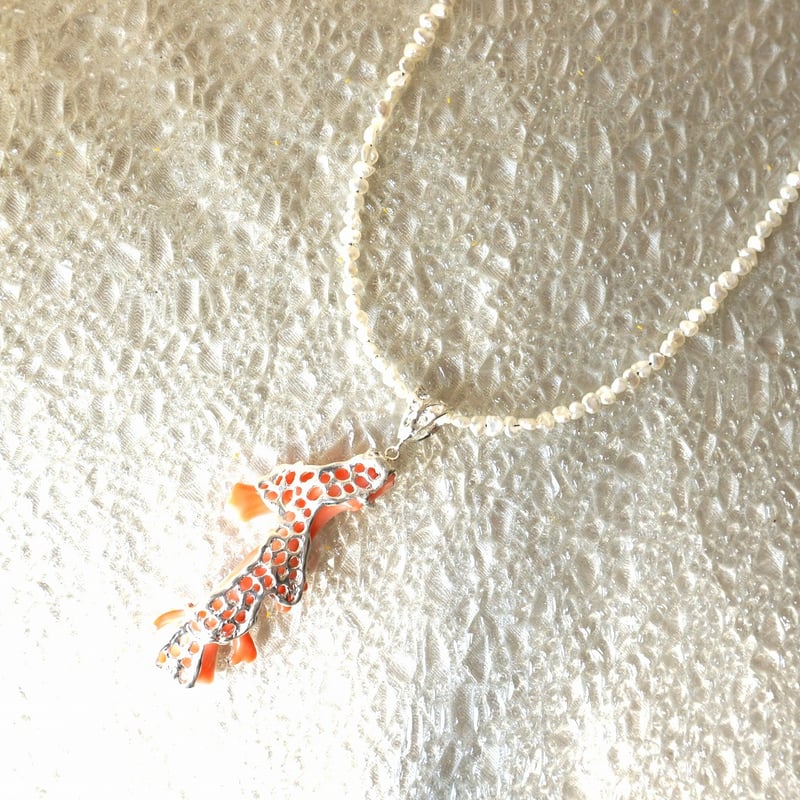 silver 枝珊瑚のペンダントトップ | 鋳金工房