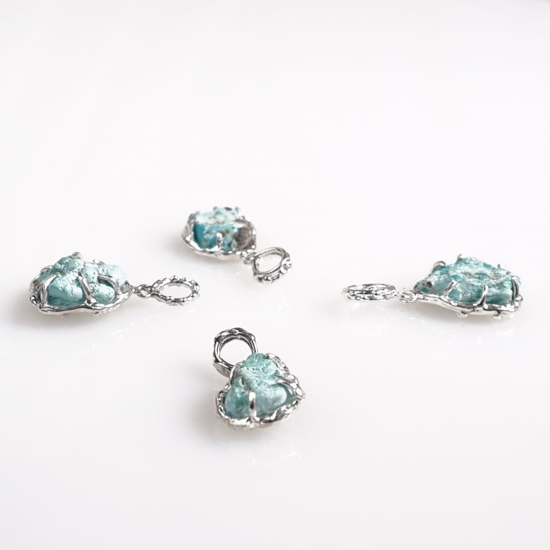 silver トルコ石原石 ペンダントトップ☆ | 鋳金工房