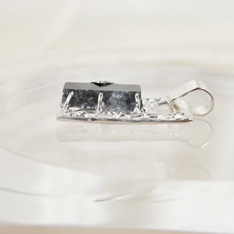 silver 結晶オニキス ペンダントトップ⭐️