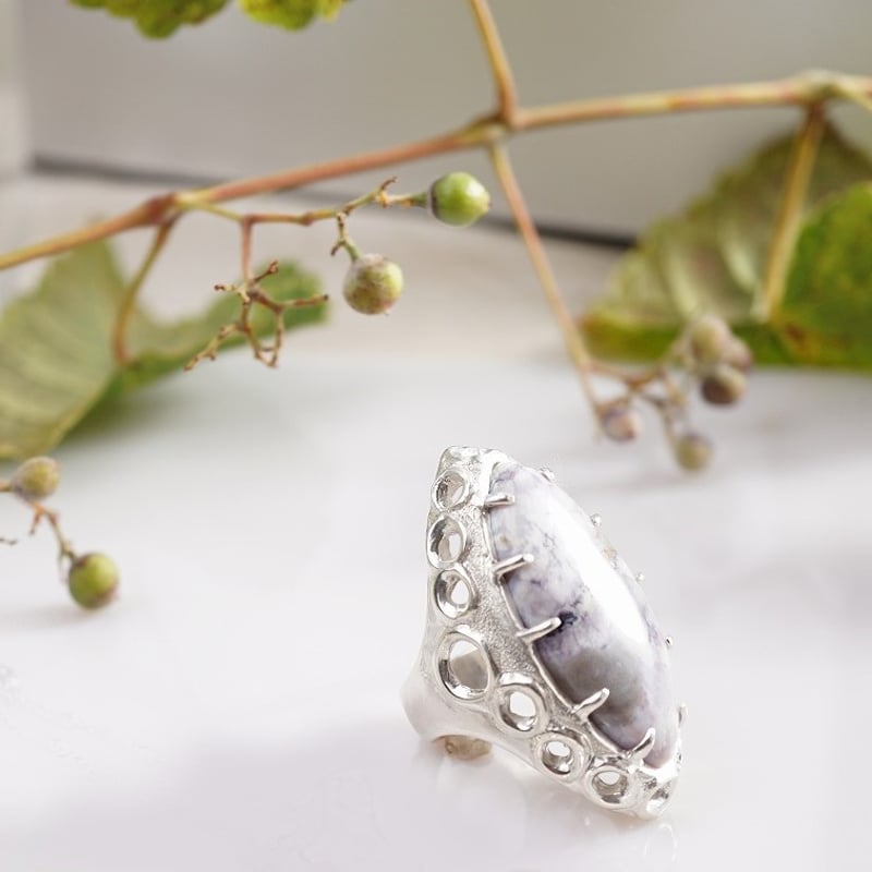 silver ティファニーストーン 指輪⭐︎ | 鋳金工房