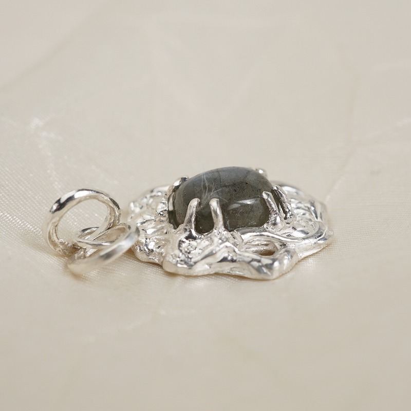 silver ラブラドライト ペンダントトップ | 鋳金工房