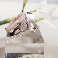 k18かっこみ水晶指輪 | 鋳金工房