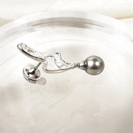 silver 南洋真珠 ピンブローチ⭐️