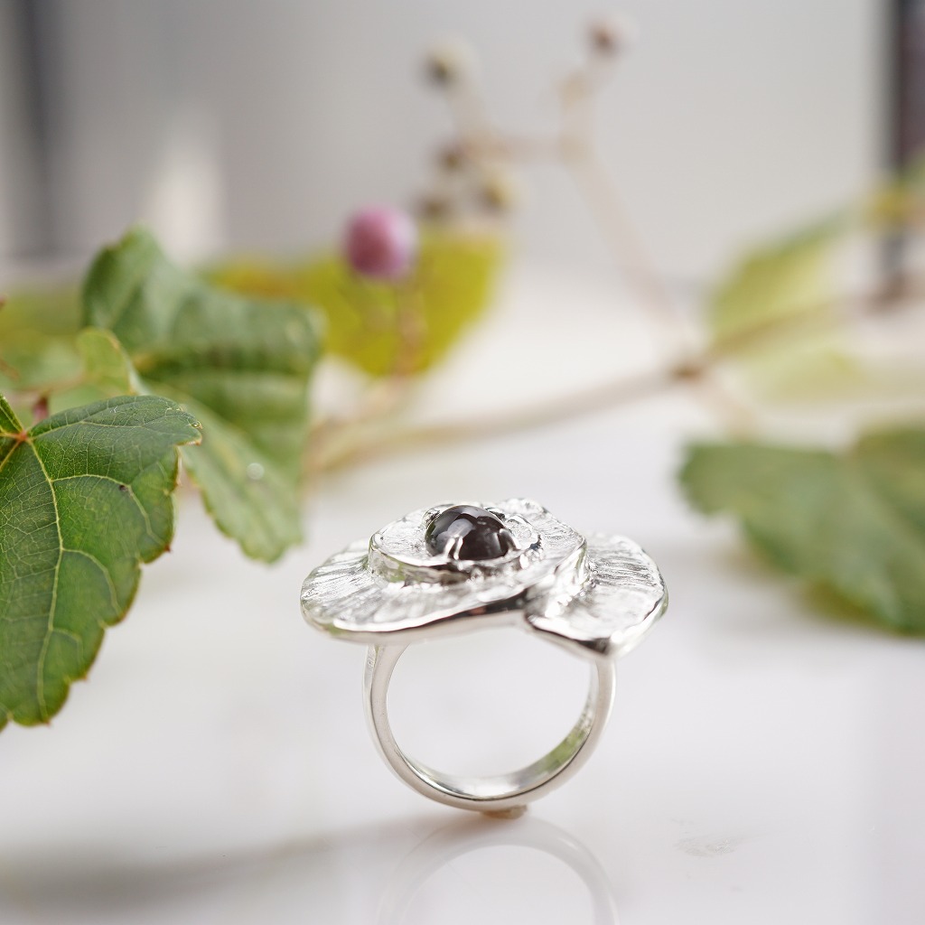 ハンドメイドシルバーキャッツアイリング 75773b1b760ef5e1831e6b9b8da621