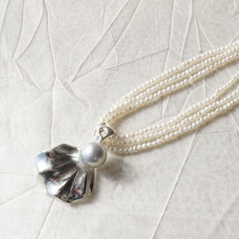 silver あこやパール ペンダントトップ | 鋳金工房