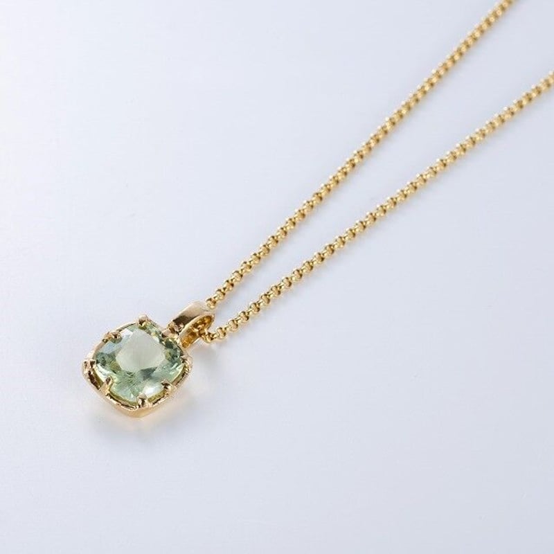 「見切り品」 K18イエローベリルペンダント　 YM 見切り品」 K18イエローベリルペンダント YM