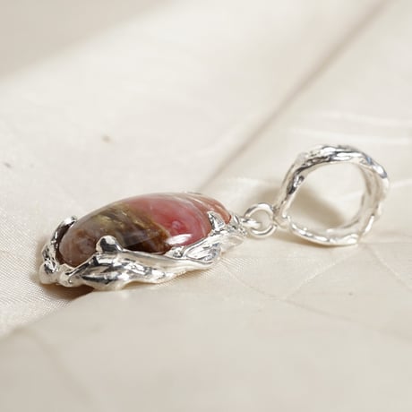silver   ピンクオパール ペンダントトップ