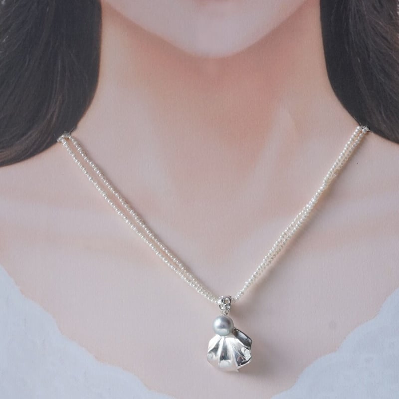 silver あこやパール ペンダントトップ | 鋳金工房