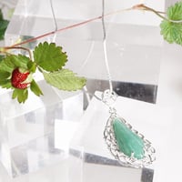 silver フローライト ペンダントトップ⭐️