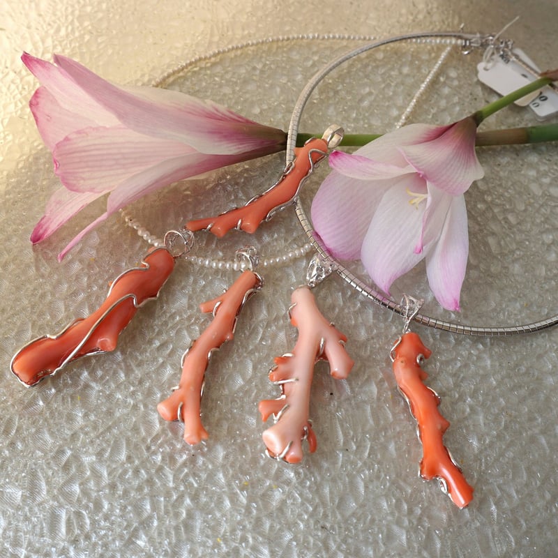 silver 枝珊瑚のペンダントトップ | 鋳金工房