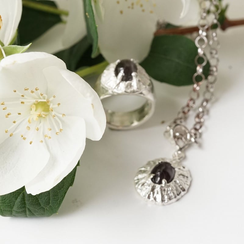 silver シリマナイトキャッツアイ ペンダントトップ⭐︎ | 鋳金工房