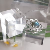 silver  ラブラドライト　ペンダントトップ⭐️