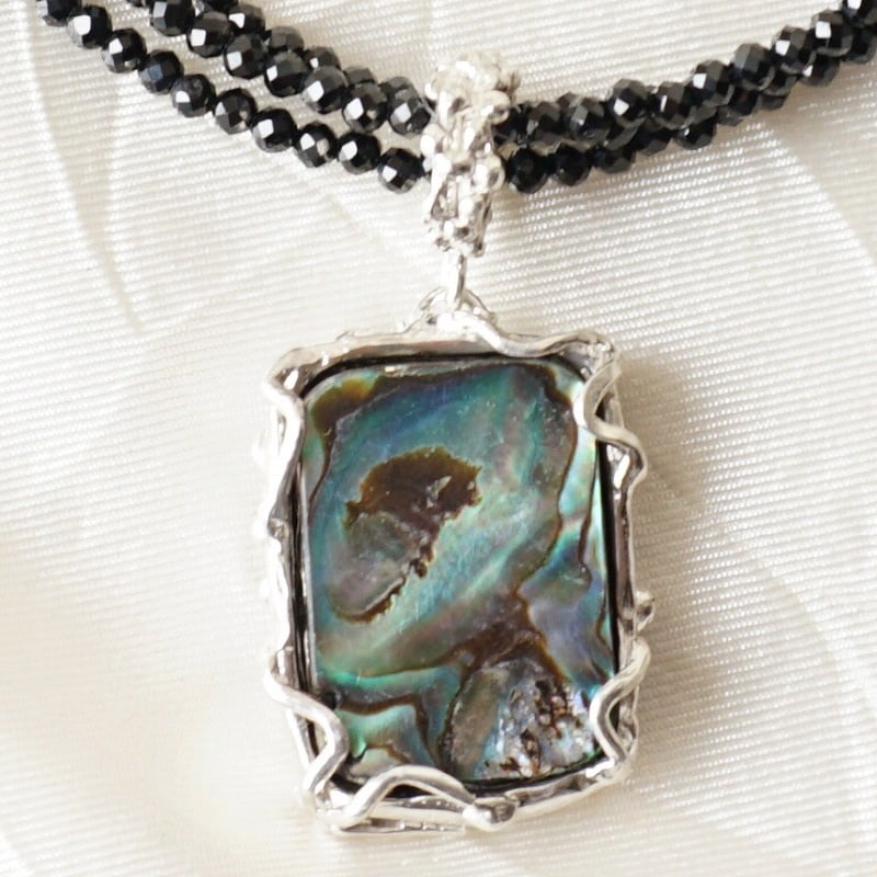 silver メキシコアワビ ペンダントトップ | 鋳金工房