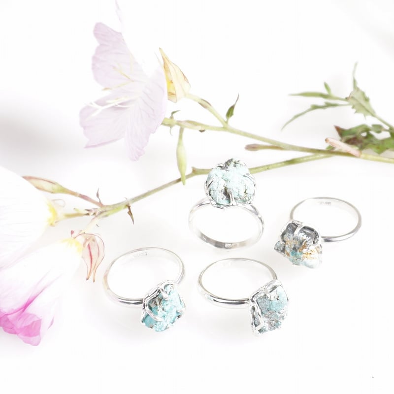 silver トルコ石原石 指輪 | 鋳金工房 silver トルコ石原石 指輪 | 鋳金工房