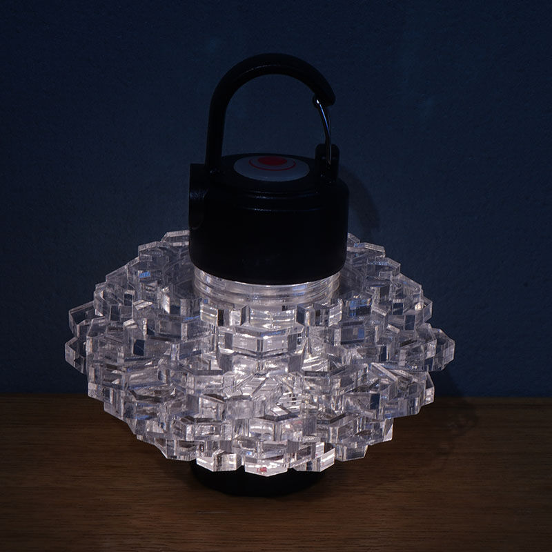 アクリルランタンシェード【MANDALA クリア】【レッドレンザーML4専用