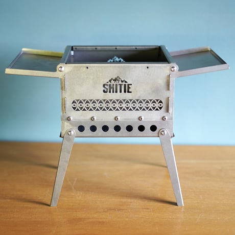 SHITIE チタン製焚き火台 二次燃焼機構付き