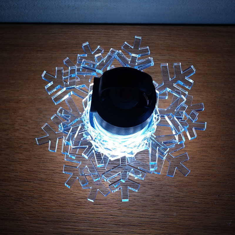 アクリルランタンシェード【SNOW BLUE】【レッドレンザーML4専用