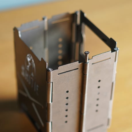 【在庫限り 限定1セット】SHITIE チタン製BOXストーブ
