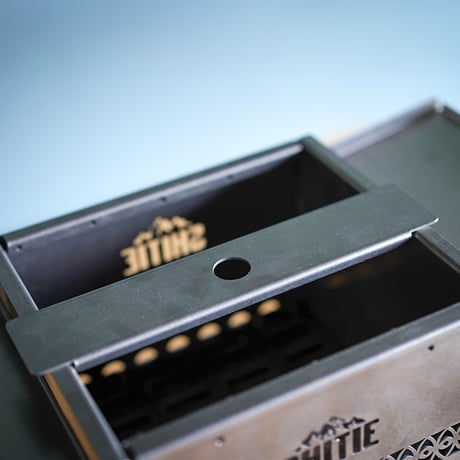 SHITIE チタン製焚き火台 二次燃焼機構付き