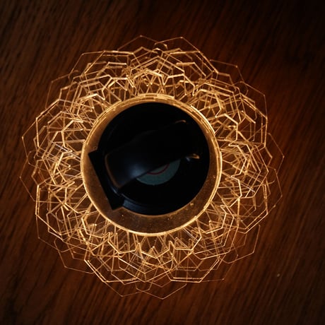 アクリルランタンシェード【MANDALA クリア】【レッドレンザーML4専用】