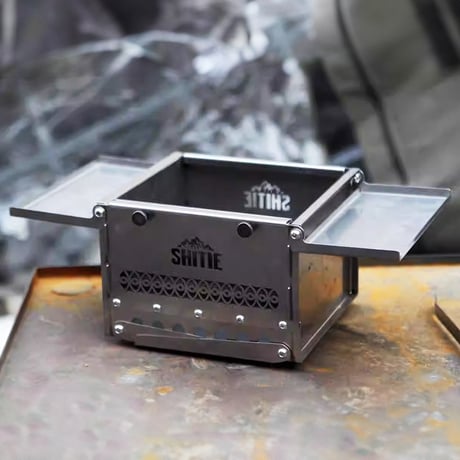 SHITIE チタン製焚き火台 二次燃焼機構付き