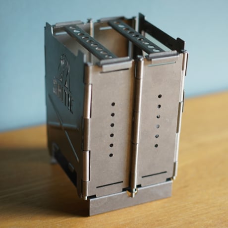 【在庫限り 限定1セット】SHITIE チタン製BOXストーブ
