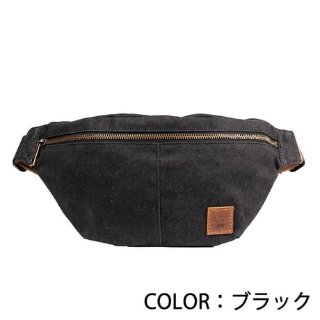 キャンバスボディバッグ