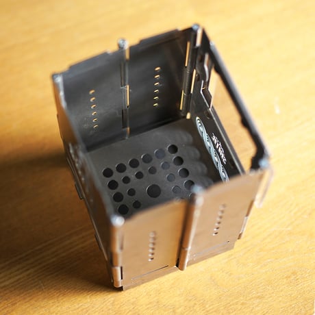【在庫限り 限定1セット】SHITIE チタン製BOXストーブ