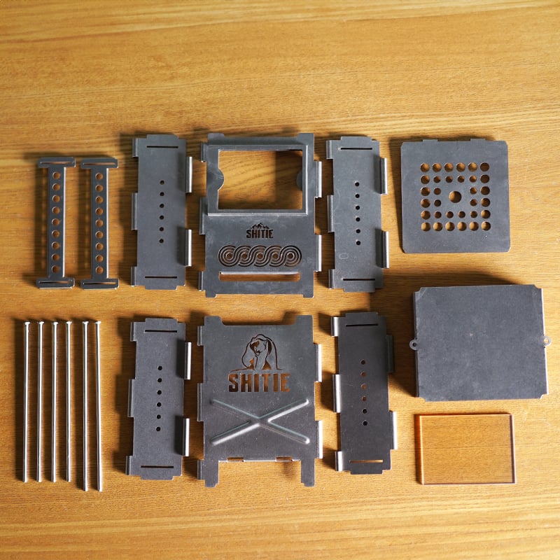 予約販売終了】SHITIE チタン製BOXストーブ | MaveRick-OUTDOOR SHOP