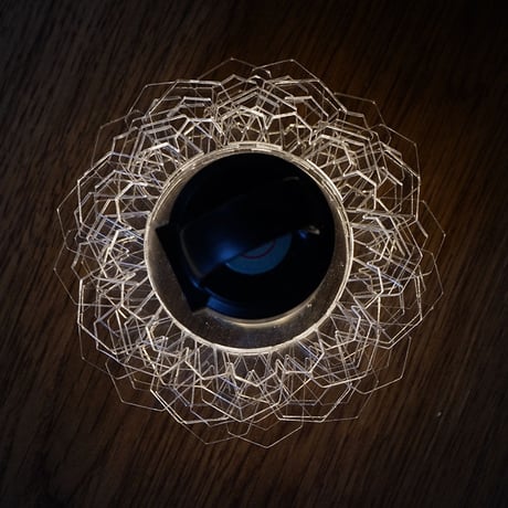 アクリルランタンシェード【MANDALA クリア】【レッドレンザーML4専用】
