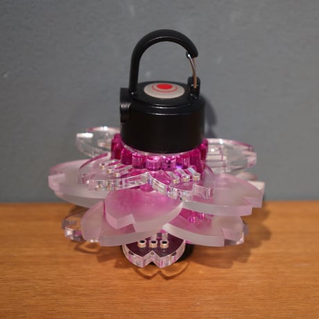 アクリルランタンシェード【桜 白ピンク】【レッドレンザーML4専用】