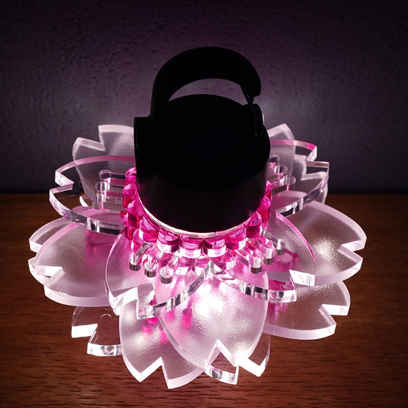アクリルランタンシェード【桜 白ピンク】【レッドレンザーML4 アクリルランタンシェード【桜 白ピンク】【レッドレンザーML4